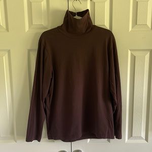 Banana Republic mens stretch turtleneck. Wine colour. Size m